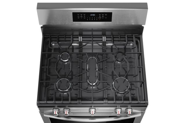 Frigidaire Gallery® 30” Stainless Steel Freestanding Rear Control Gas Range with AirFry-3