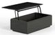 Transformer Coffee Table - Panel Storage - Smoked Hickory-0