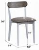 ACME Furniture Fidelity 5-Piece Gray/White Dining Set-3