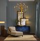 Currey & Company Kallista Dark Sapphire/Caviar Black/Antique Brass Credenza-5