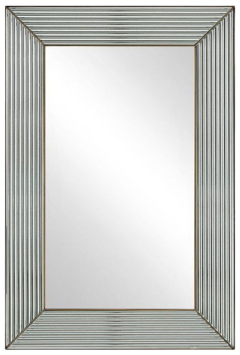 Uttermost® Illuminate Antique Brass Mirror-0