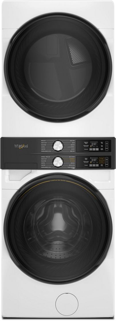 Whirlpool® White Gas Laundry Center, 4.5 Cu. Ft. Washer and 7.4 Cu. Ft. Dryer Set-0