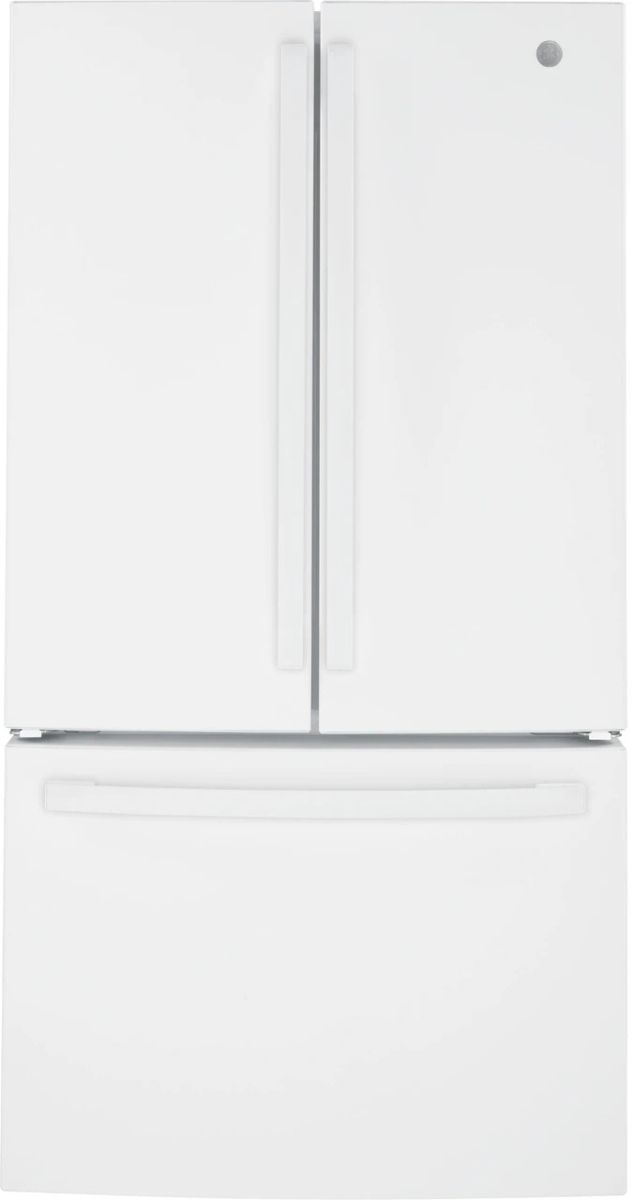 GE® 36" 27.0 Cu. Ft. White French Door Refrigerator-0