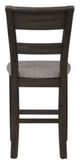 Liberty Furniture Double Bridge Dark Chestnut/Gray Splat Back Counter Chair-5