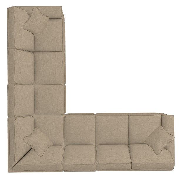 La-Z-Boy® Collins 5-Piece Mocha Sectional-3