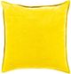 Surya Cotton Velvet Mustard 20"x20" Pillow Shell-0