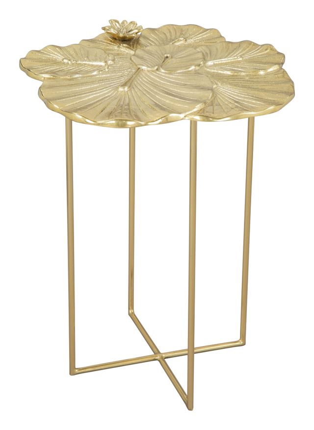 Zuo® Modern Lotus Gold Side Table-2