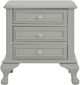 Elements International Jesse 3-Piece Grey Full bedroom Set with Trundle-1
