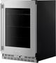 KitchenAid® 24" 5.2 Cu. Ft. PrintShield™ Stainless Finish Beverage Center with Glass Door-1