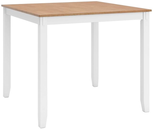Signature Design by Ashley® Gesthaven 5-Piece Natural/White Counter Height Dining Table Set-2
