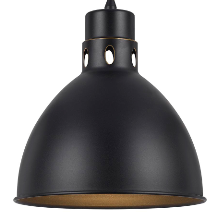 Cal® Lighting & Accessories Webster Dark Bronze Pendant-1
