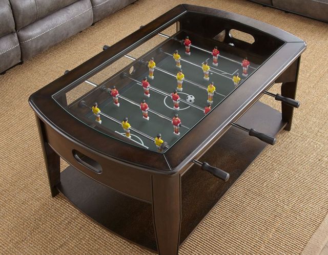 Steve Silver Co. Diletta 3-Piece Walnut Game Table Set-3