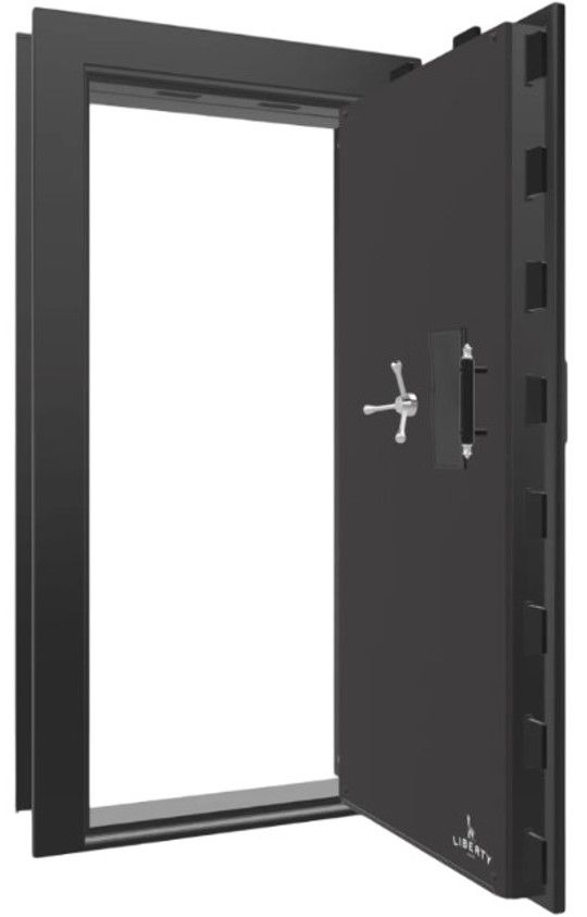 Liberty Safe Beast Black Gloss Out-Swing Right Hinge Mechanical Vault Door-1