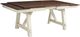 American Wholesale Furniture Laurel Manor II Cherry Dining Table with White Base-2