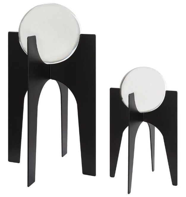 Uttermost® Ellianna 2-Piece Black Decorative Object Set-0