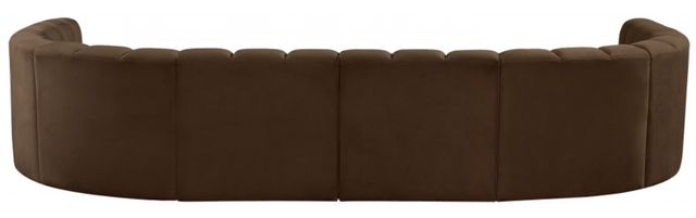 Meridian Furniture Arc 10-Piece Brown Velvet Sectional-2