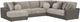Jackson Furniture Canyon 4-Piece Fawn/Umber Left-Arm Facing Sectional-0