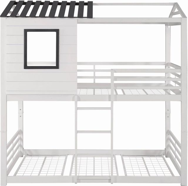 Coaster® Belton Light Grey Twin/Twin Bunk Bed-1