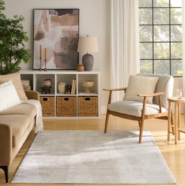 Nourison Home™ Dekor DEK04 Ivory Beige 5'x7' Style 2 Area Rug-1