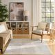 Nourison Home™ Dekor DEK04 Ivory Beige 5'x7' Style 2 Area Rug-1