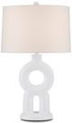 Currey & Company Ciambella White Table Lamp-1