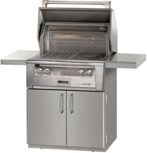 Alfresco ALXE Series 30" Liquid Propane Stainless Steel Freestanding Grill