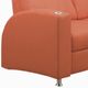 Jaymar 2 Piece Nusuede Orange 47 Home Theater Loveseat Sectional-1