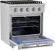 Hauslane HausPro Range 30" Stainless Steel Pro Style Gas Range with Stainless Steel Knobs-4