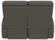 La-Z-Boy® Jay Granite Power Reclining Loveseat with Headrest-3