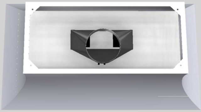 Vent-A-Hood® Designer Series 54" White Island Range Hood-2