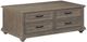 Mazin Furniture Cardano Driftwood Light Brown Cocktail Table-0