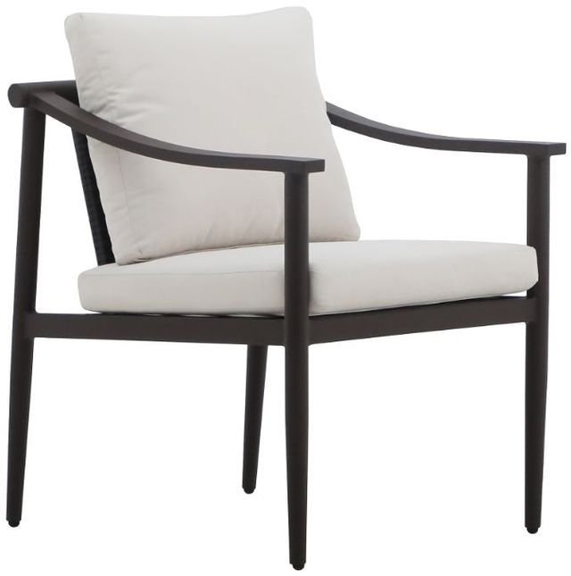 New Classic® Home Furnishings Moana 7-Piece Black/Ivory Aluminum/Sundura Outdoor Patio Dining Set-3