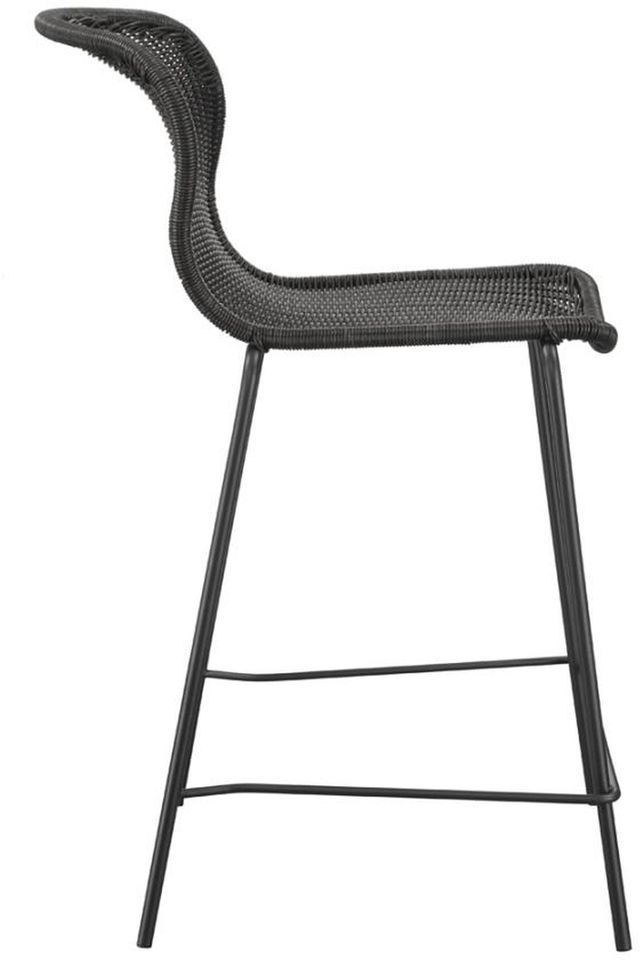 Coaster® McKinley Brown/Sandy Black Upholstered Counter Stools-2
