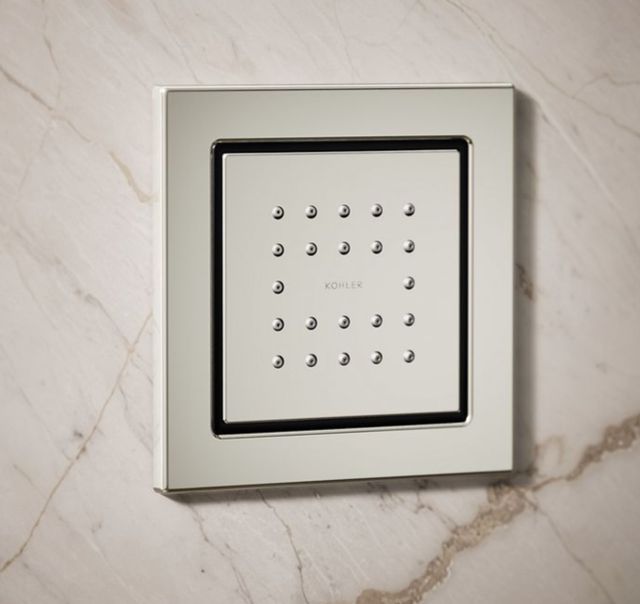 KOHLER® WaterTile® Vibrant Polished Nickel 2.5 GPM Square 22-Nozzle Single-Function Body Spray-1