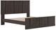 Signature Design by Ashley® Shaehartin Dark Brown King Panel Platform Bed-2