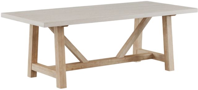 Jofran Inc. Sierrafina 7-Piece Cortado 87" Dining Table Set -2
