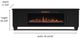 Legends Home Real Cozy Liberty Seal Skin Black 78" Fireplace Console-2