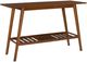 Linon Charlotte Cosgrove Rich Brown Console Table-0