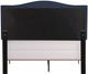 HH2 Home Kiley Blue/Beige Upholstered Queen Panel Bed-3