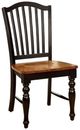 Furniture of America® Mayville 2-Piece Antique Oak/Black Dining Side Chair Set-0