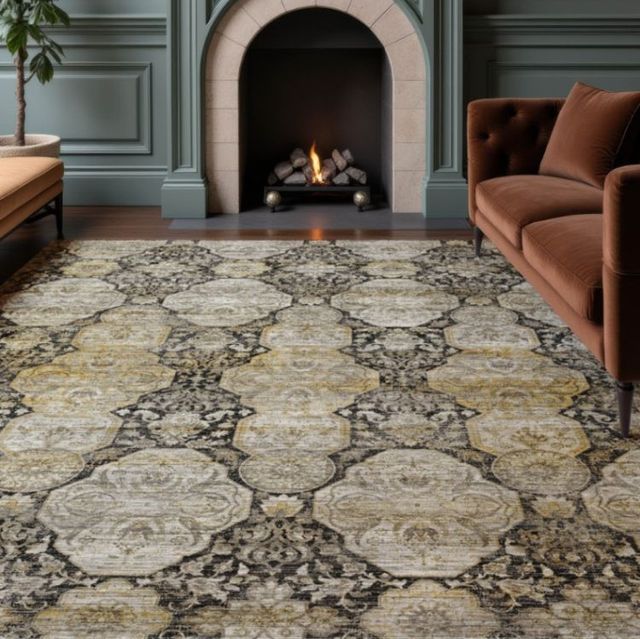Dalyn™ Rug Company Aristo AR8 Black 5'x8' Area Rug-1