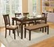 Homelegance® Devlin Espresso Dining Table-1