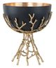 A & B Home Black/Gold Decorative Bowl-1