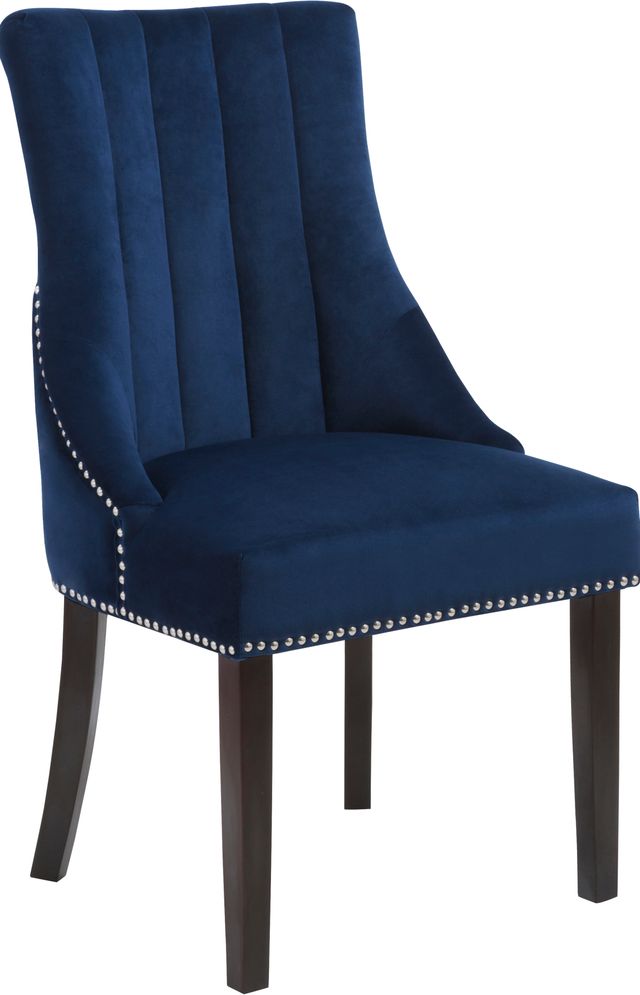 Meridian Furniture Oxford Navy Velvet Dining Chair-0