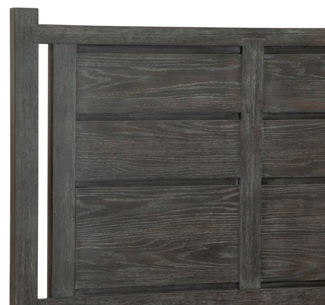 Magnussen Home® Plum Creek Ravenwood Black King Panel Storage Bed-3