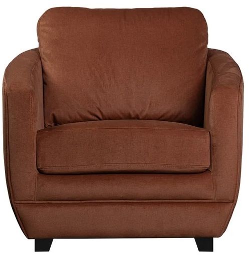 LH Home Feather Baltimo Ginger Rust Club Chair-3