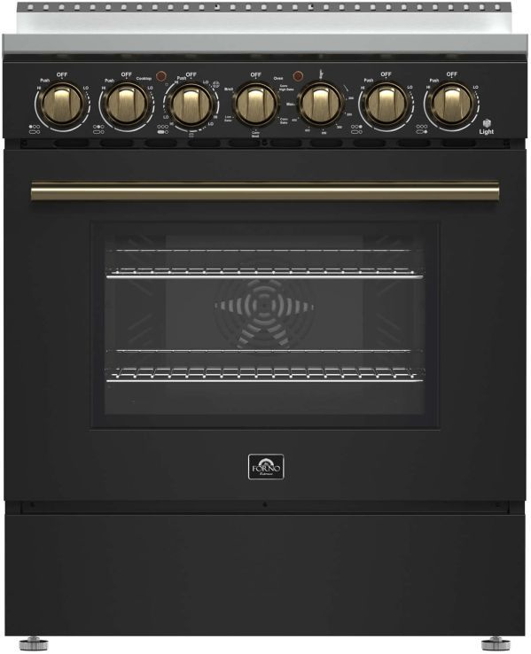 Cuisinière électrique encastrée de 30 po FORNO® Paolo de 4.4 pi³ - Noir