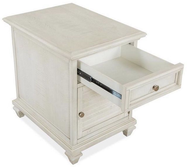 Magnussen Home® Newport Alabaster Chairside End Table-4