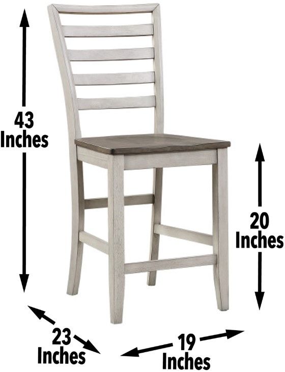 Steve Silver Co. Abacus Putty/Smoky Alabaster Counter Stool-1