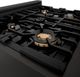 ZLINE Autograph Edition 30" Black Stainless Steel Gas Rangetop-3